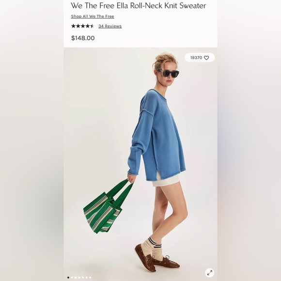 We The Free Ella Roll-Neck Knit Sweater - Picture 3 of 7